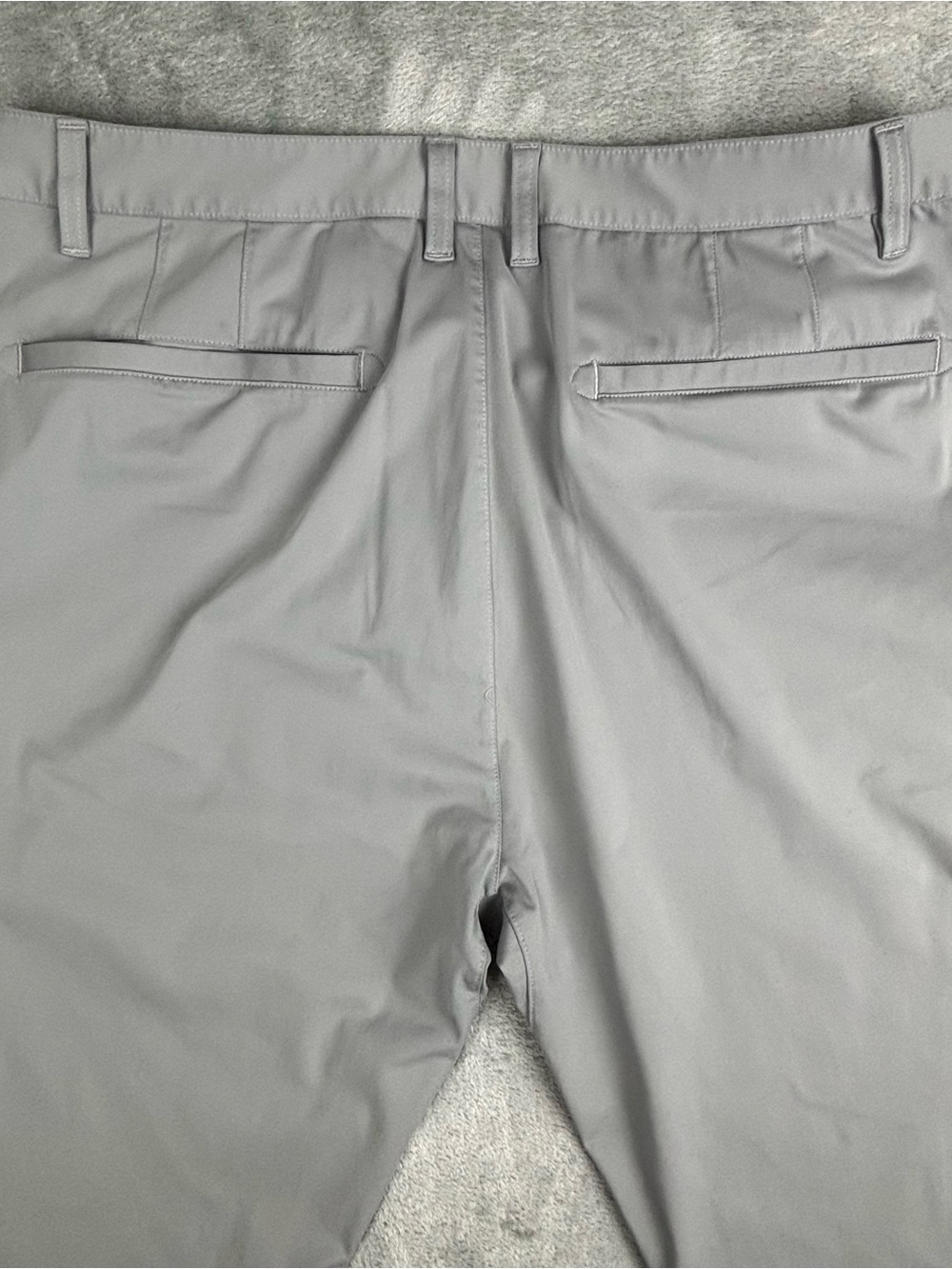 Rhone Commuter Slim Pants Mens 36 Gray Technical Stretch 36X28 Flaw - Picture 15 of 16
